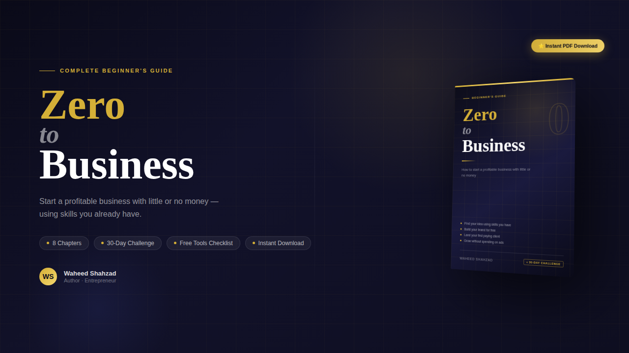 Zero to Business