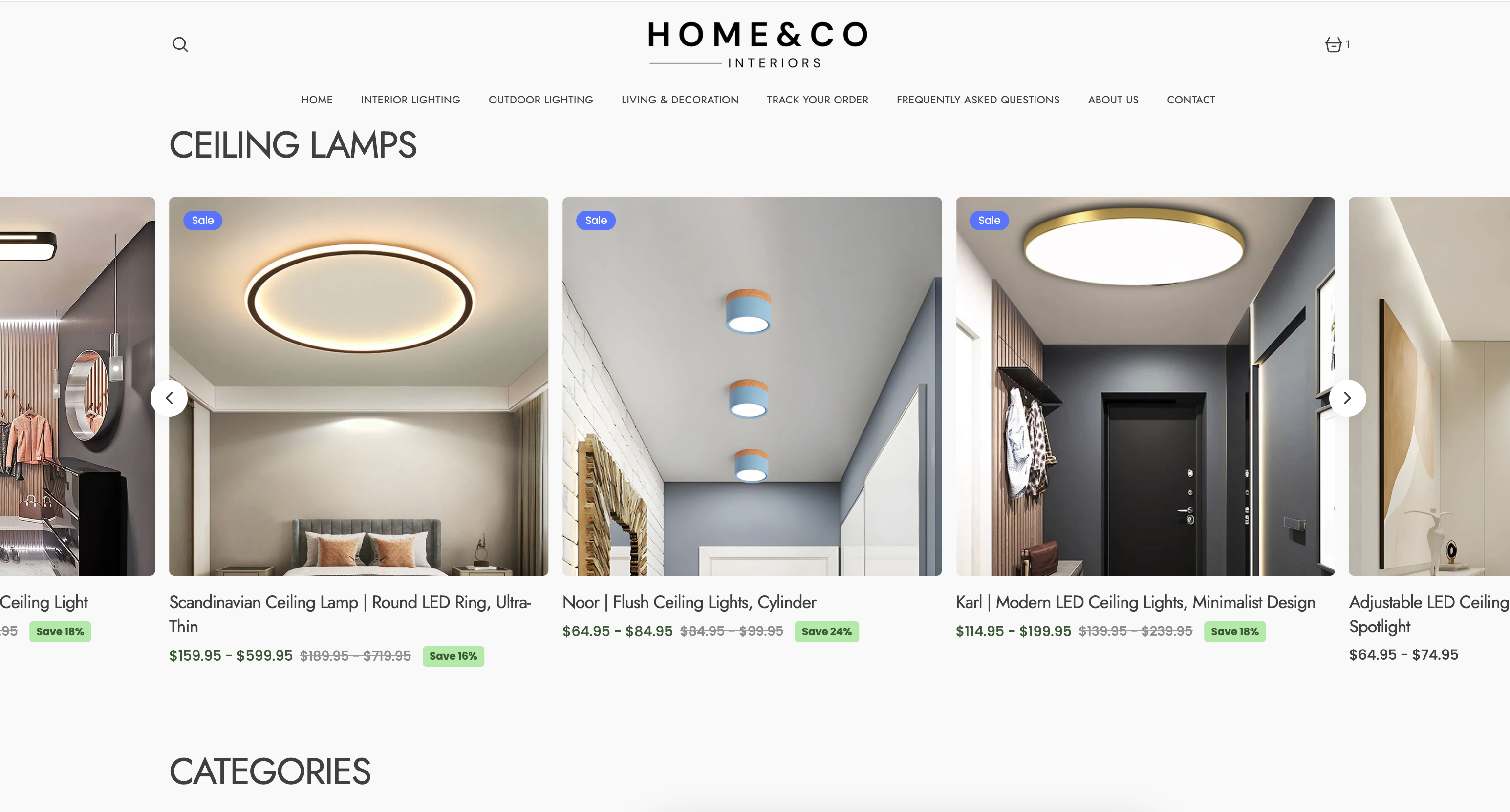 Home & Co Interiors — Prebuilt Homeware Brand — $599