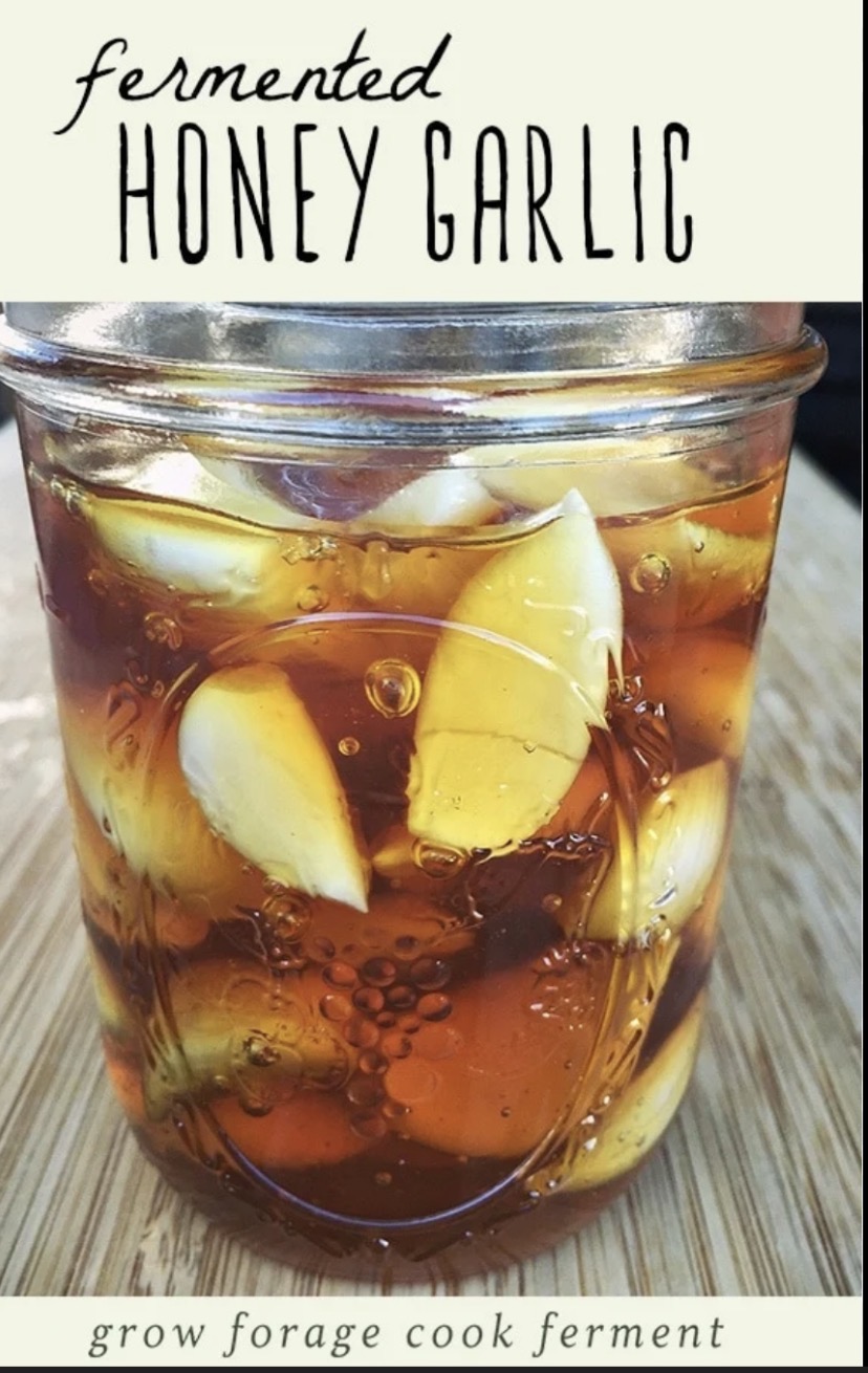 Fermented Garlic Honey