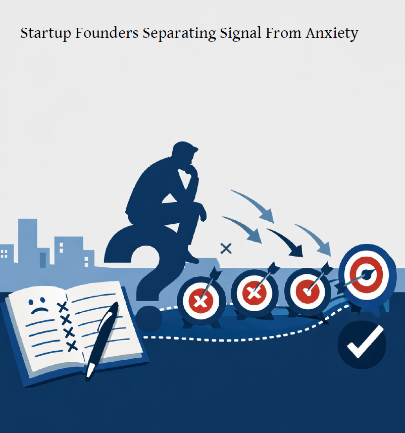 Startup Founders Separating Signal From Anxiety