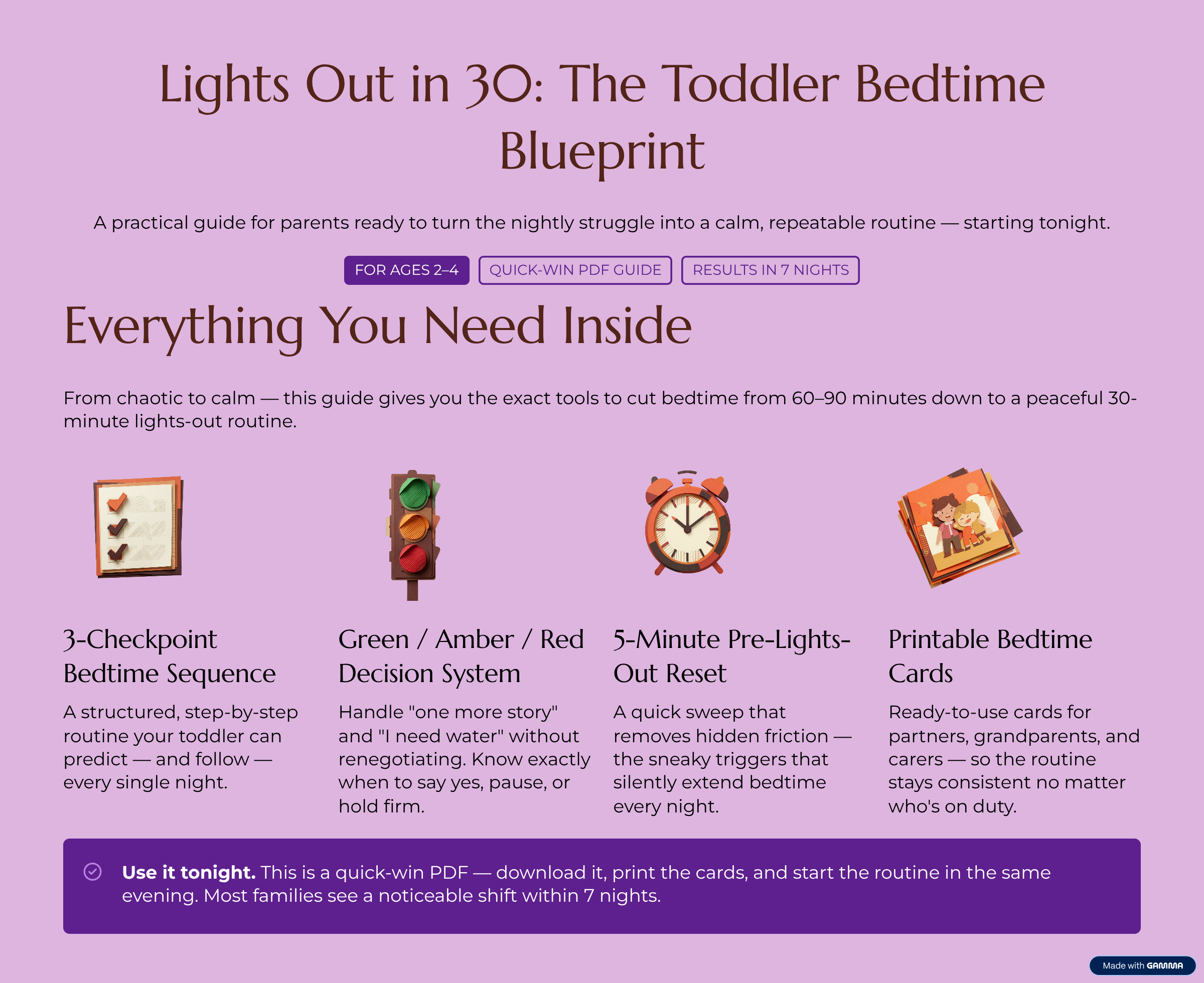 Peaceful Nights Start Here: Ending Toddler Bedtime Struggles