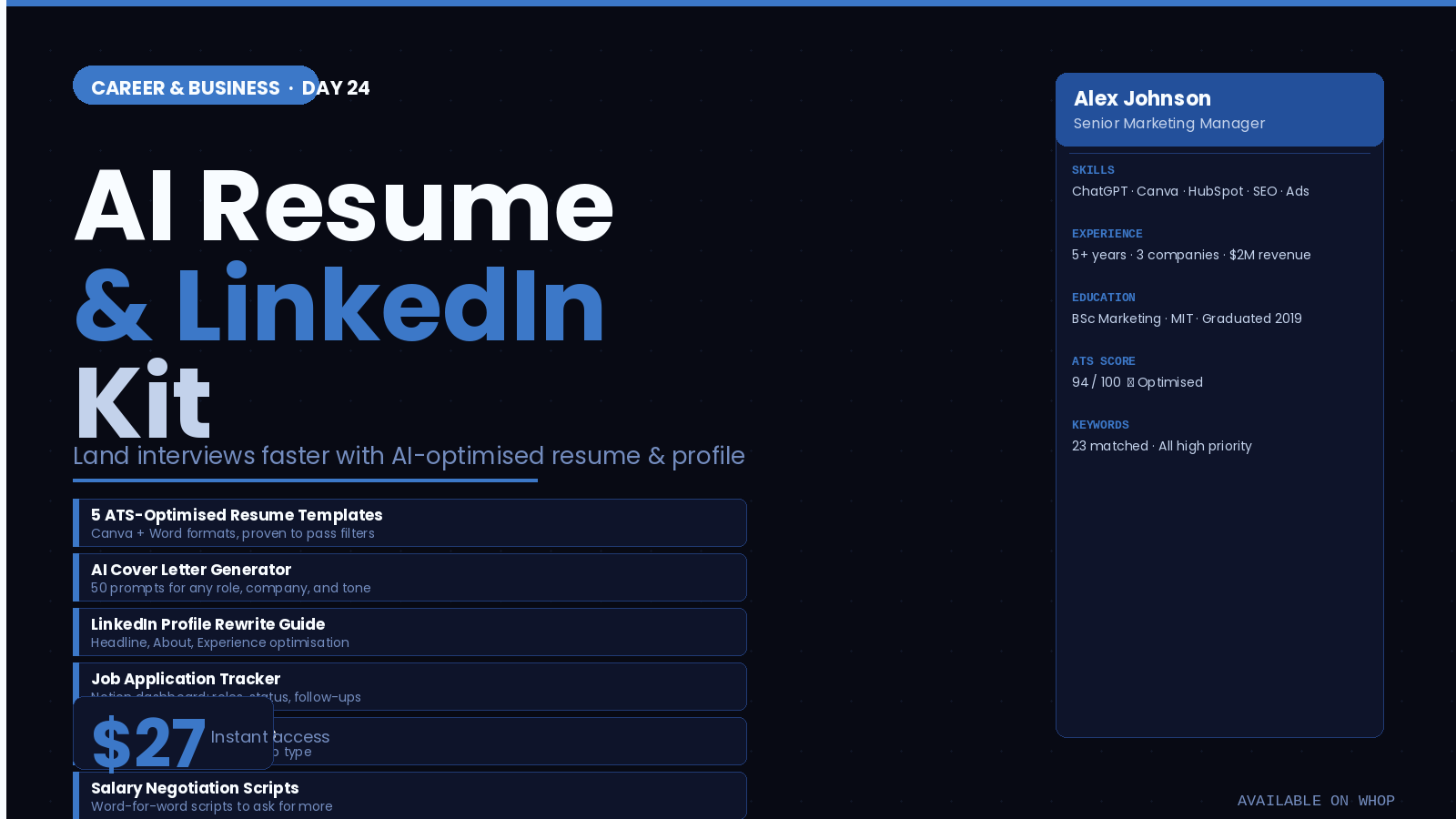 AI Resume & LinkedIn Kit 