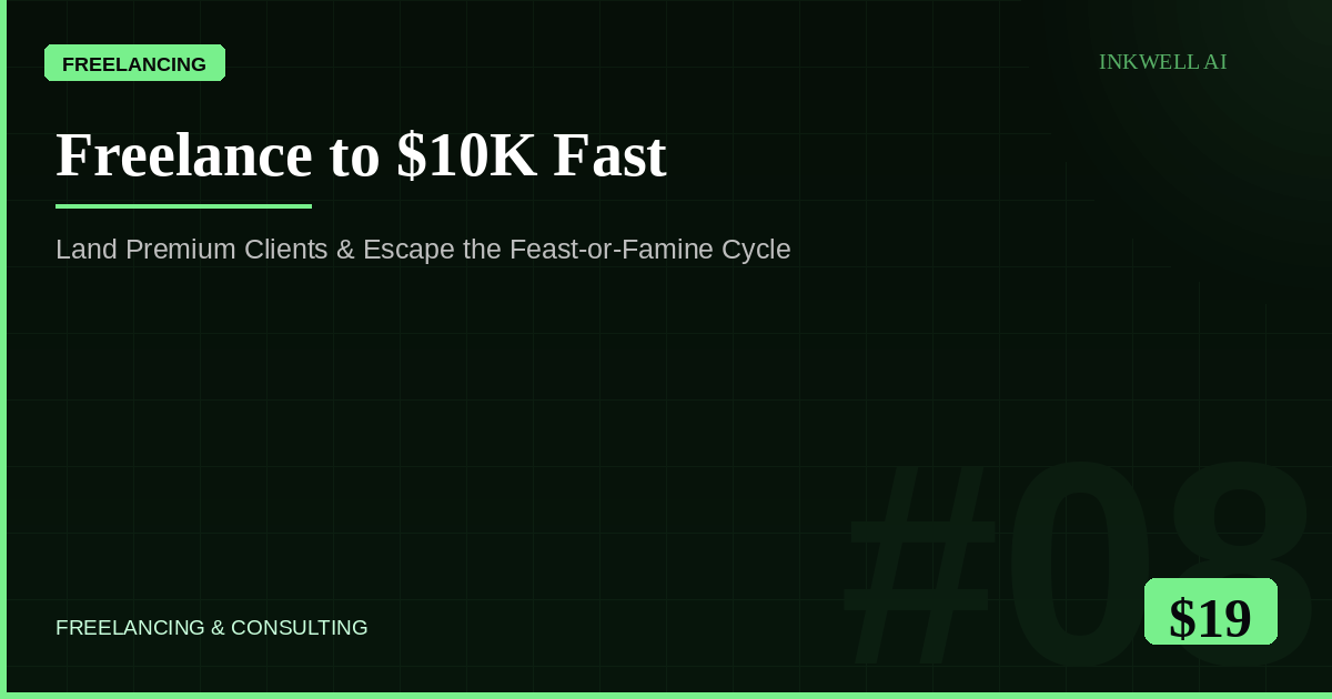 Freelance to $10K Fast