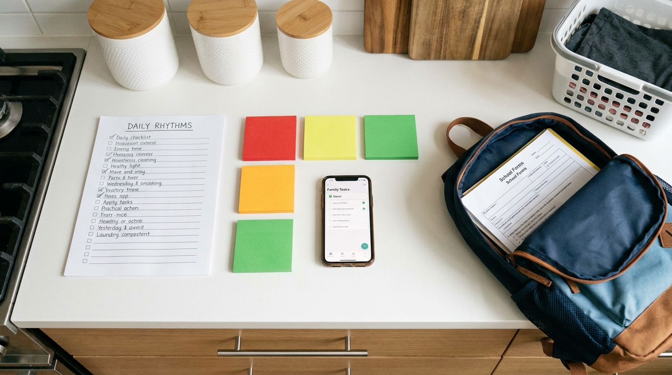 ADHD Parents Managing Family Tasks Without Forgetting