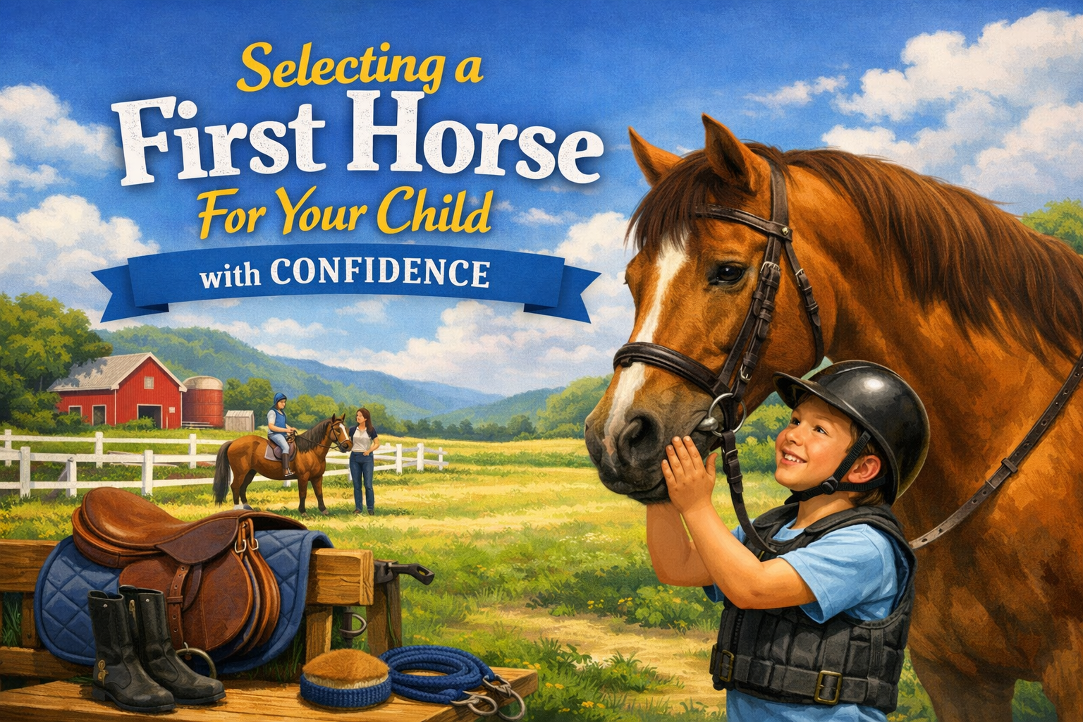 Selecting A First Horse For Your Child With Confidence
