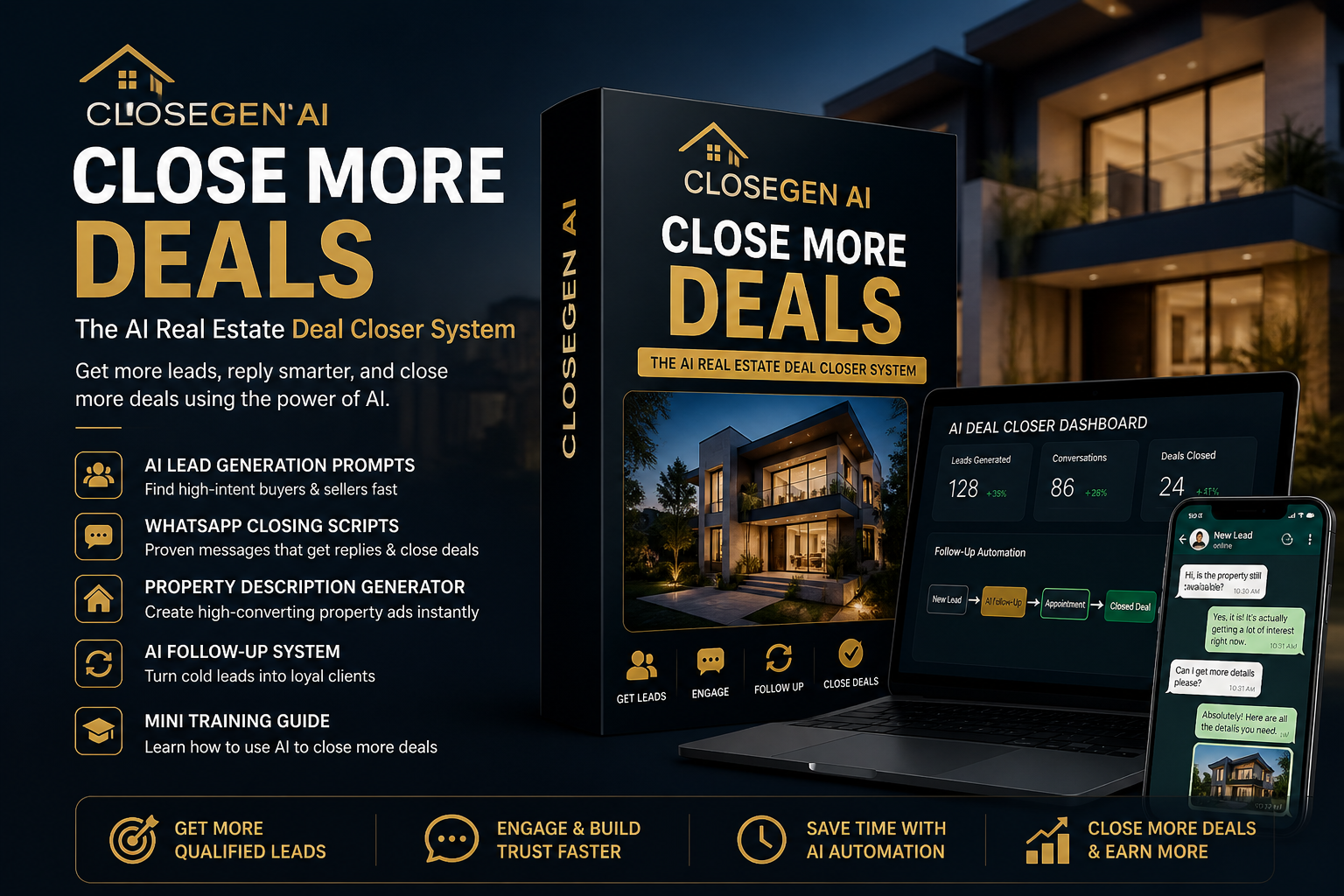 CloseGen AI – Real Estate Deal Closer System