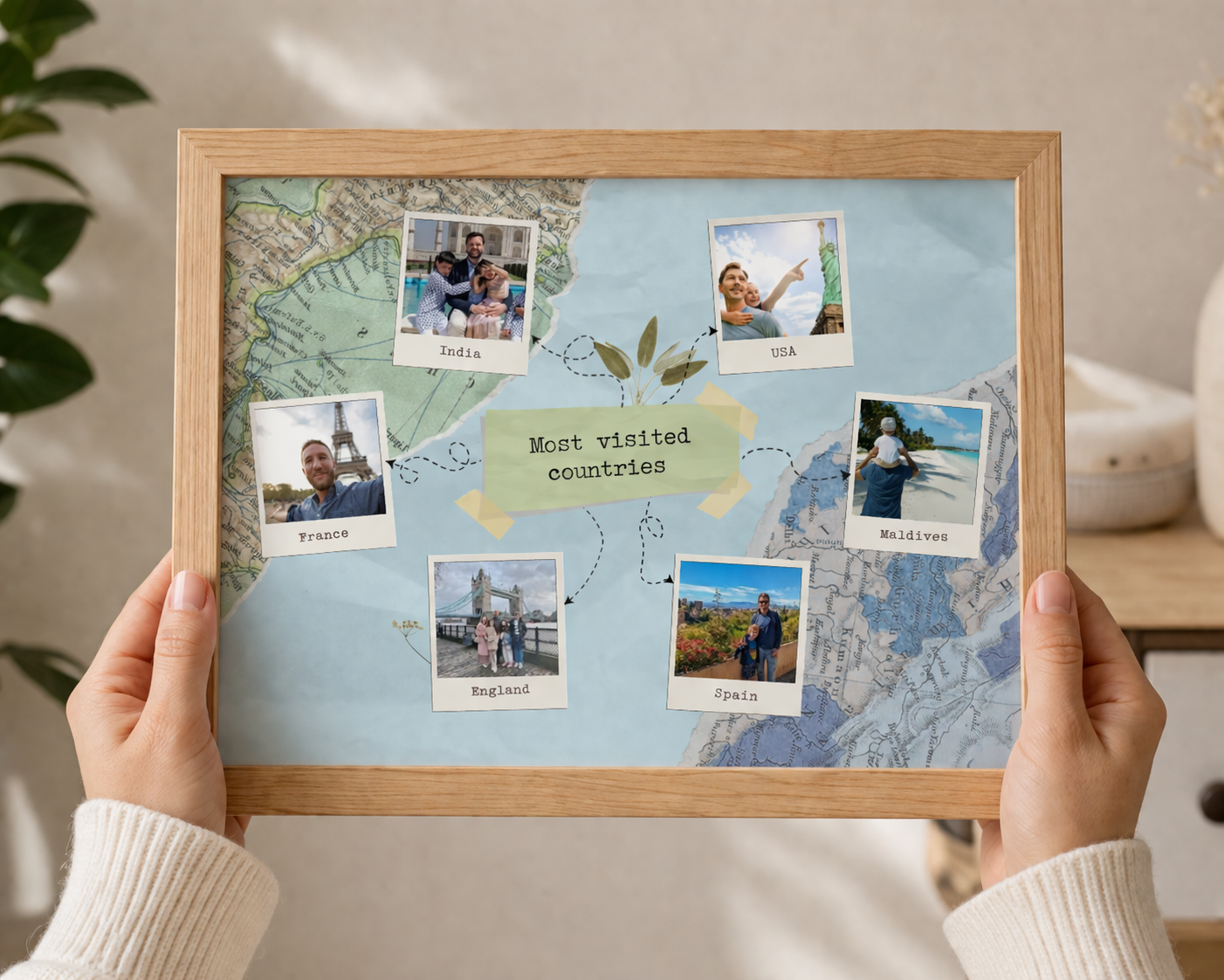Travel family  photo Template