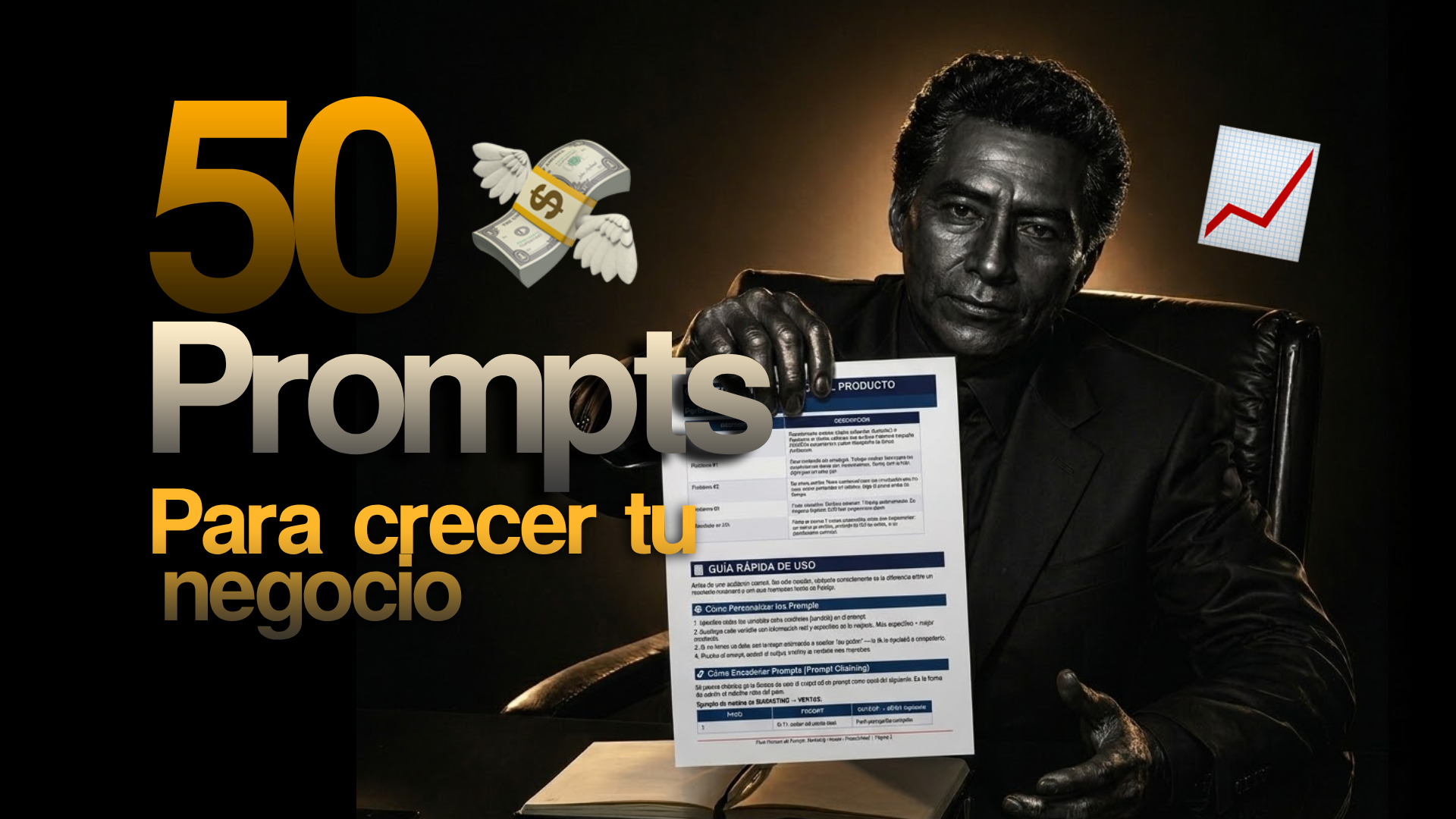 50 Prompts de IA para el crecimiento de tu negocio, marketing y productividad