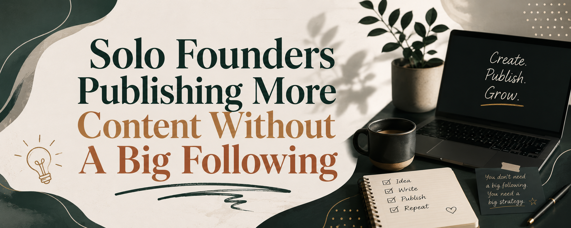 Solo Founders Publishing More Content Without A Big Following
