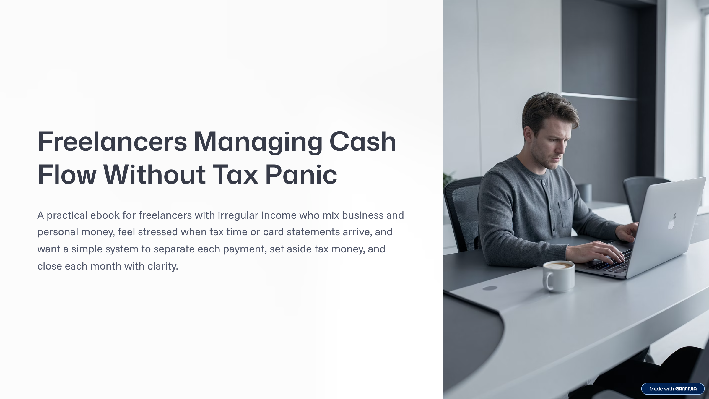 Freelancers Managing Cash Flow Without Tax Panic