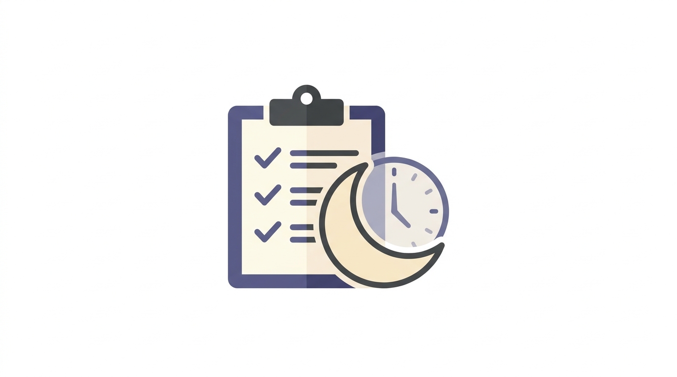 The Shift Worker's Pre-Sleep Checklist