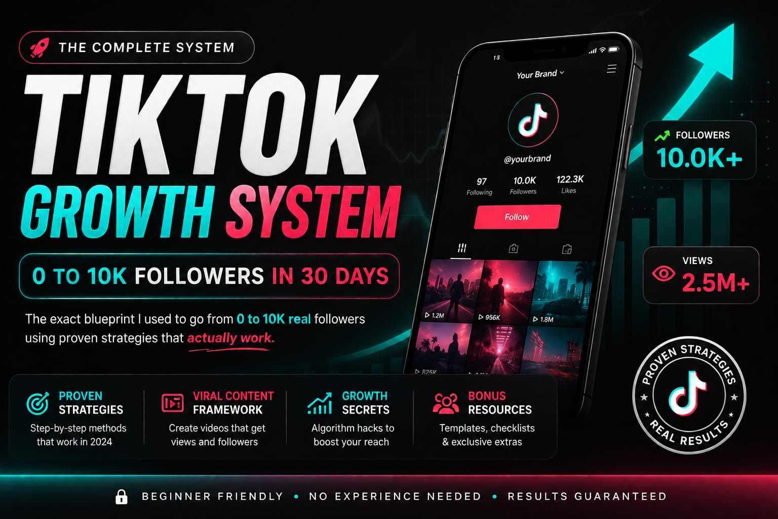 TikTok Growth System: 0 → 10K Followers in 30 Days