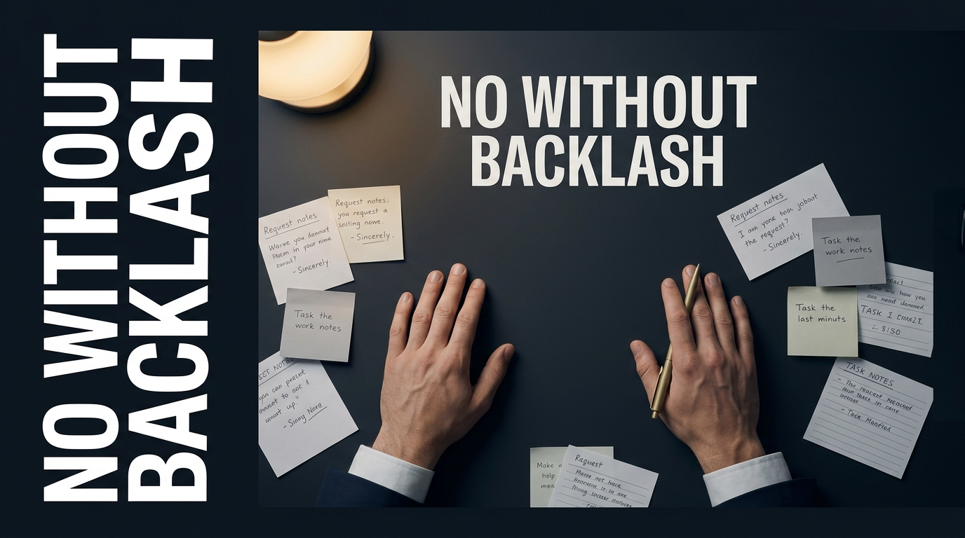 Say No Without Backlash