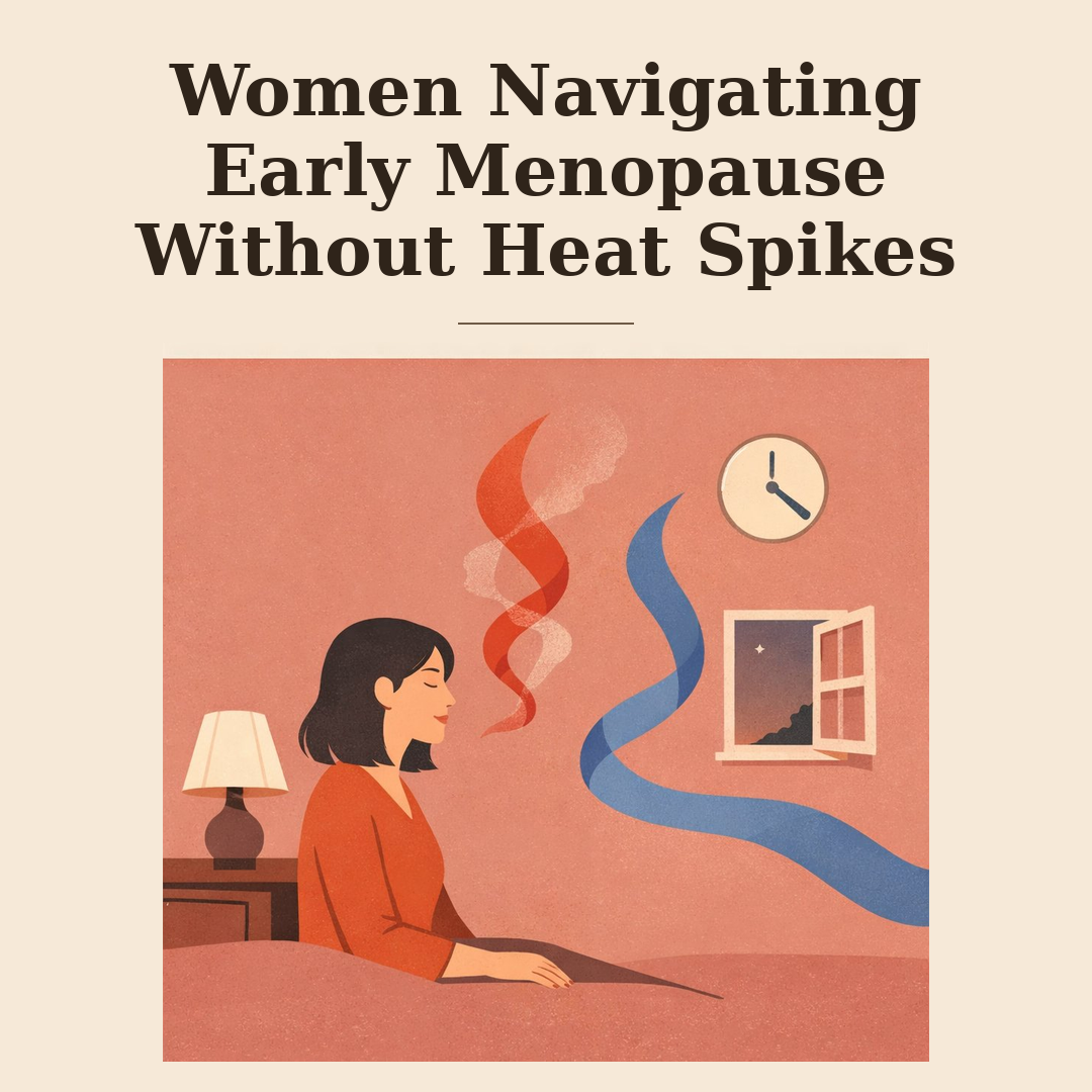 Women Navigating Early Menopause Without Heat Spikes
