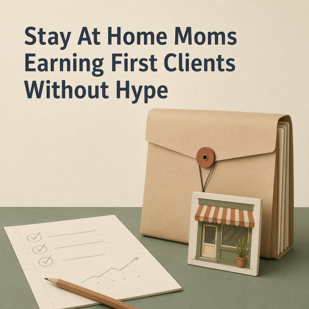  Stay At Home Moms Earning First Clients Without Hype