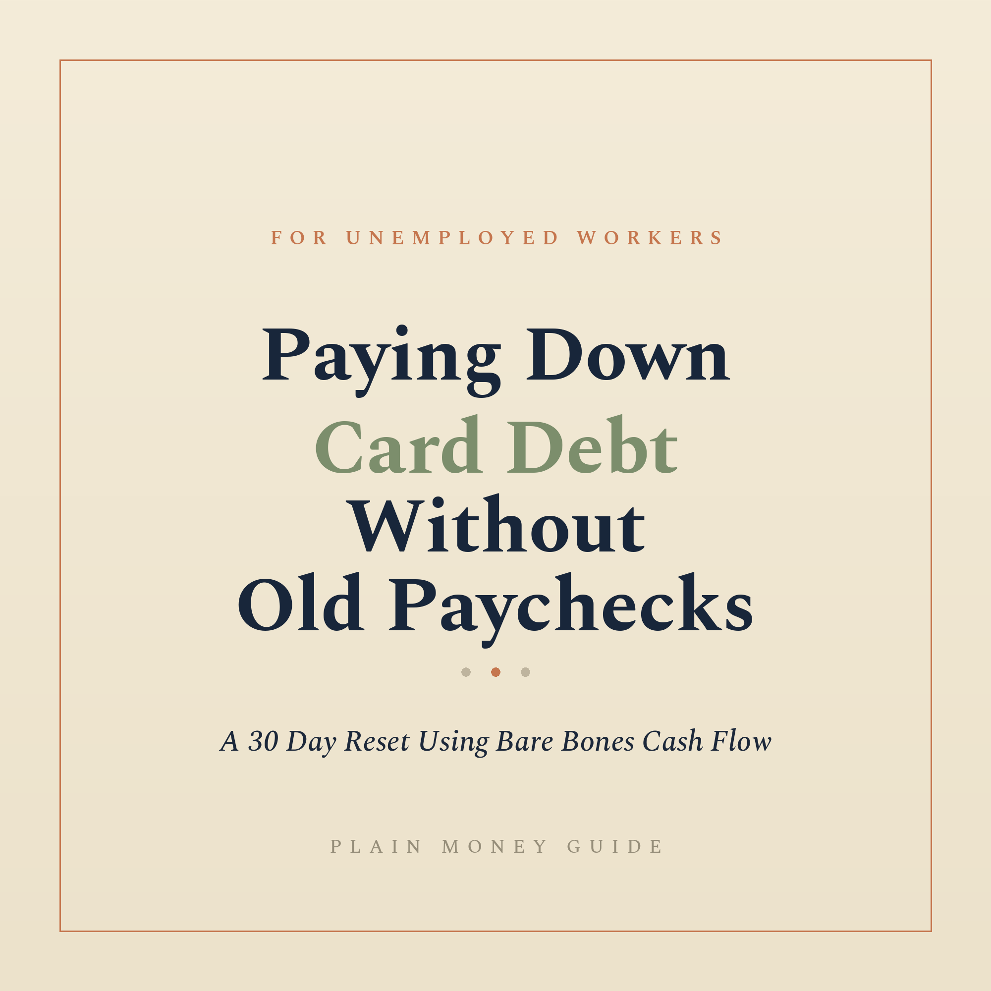 Unemployed Workers Paying Down Card Debt Without Old Paychecks