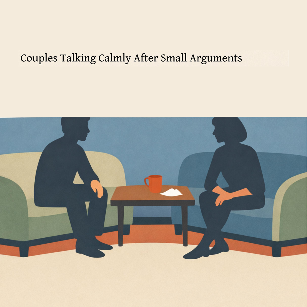Couples Talking Calmly After Small Arguments