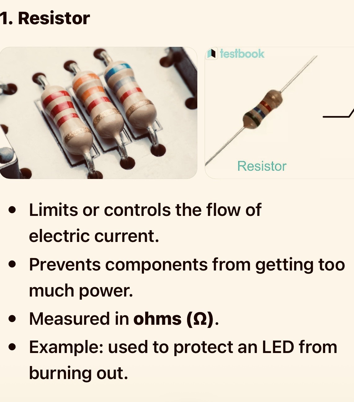 Learn about electronics 