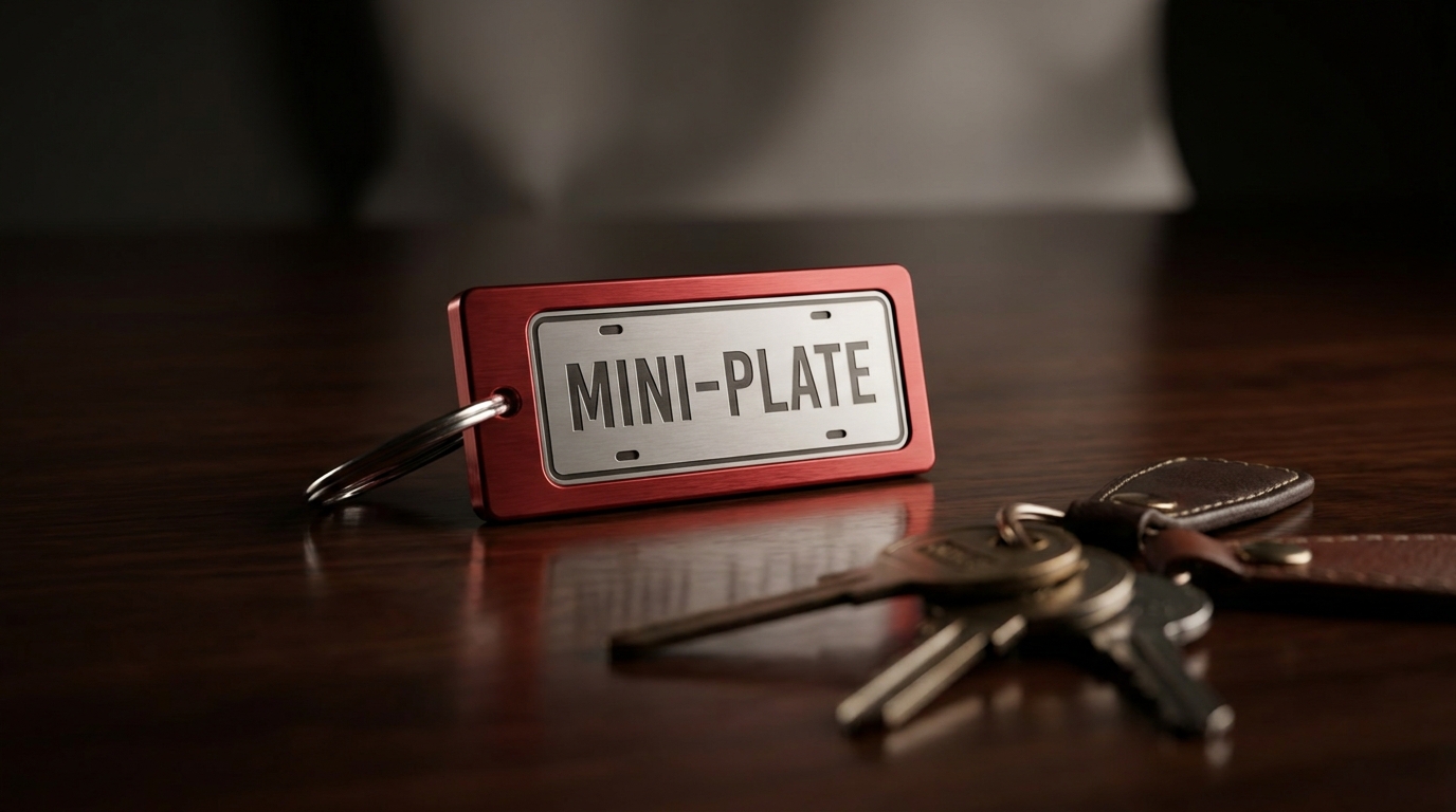 Custom Plate Keychain