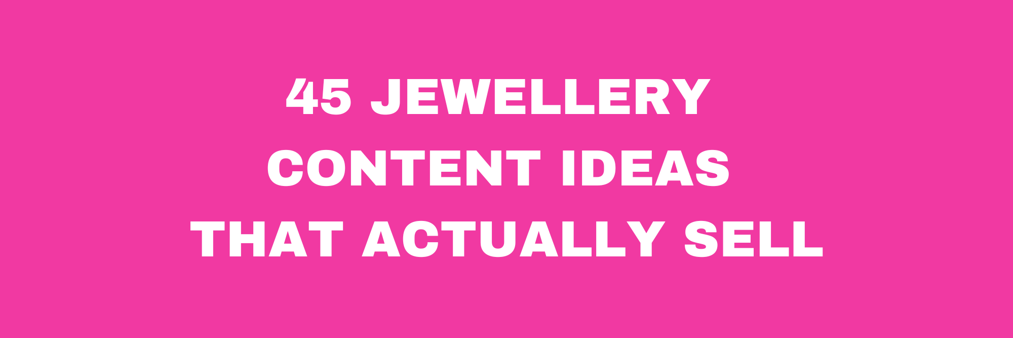 45 JEWELLERY TIKTOK IDEAS THAT ACTUALLY SELL