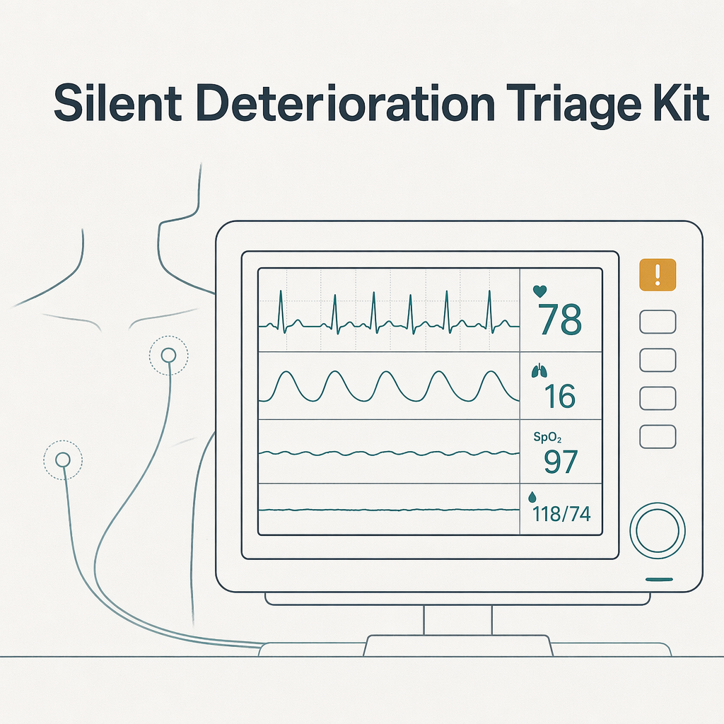 Silent Deterioration Triage Cheat Sheet for Walk-Ins