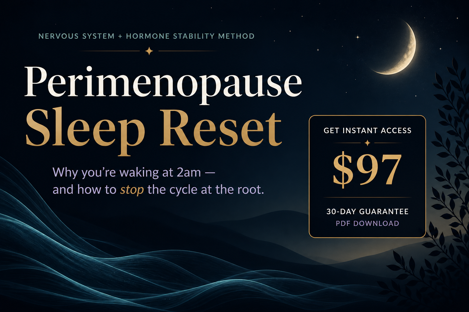 Perimenopause Sleep Trigger Tracker
