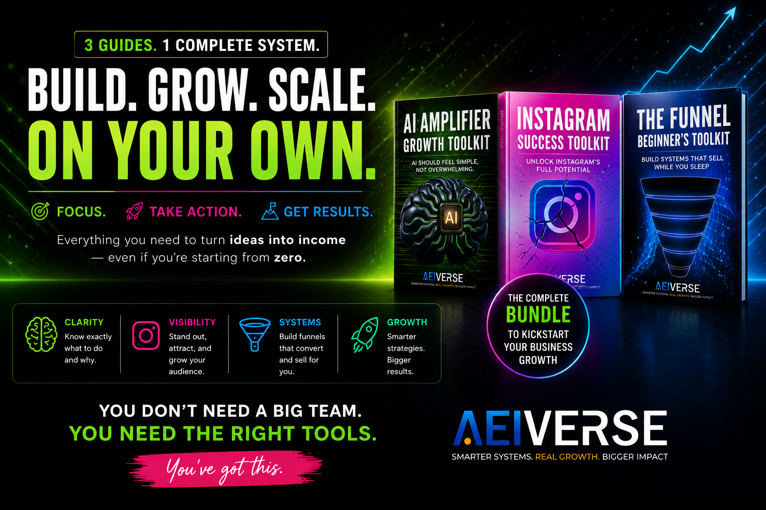 Build. Grow. Scale. On Your Own. The Complete Bundle