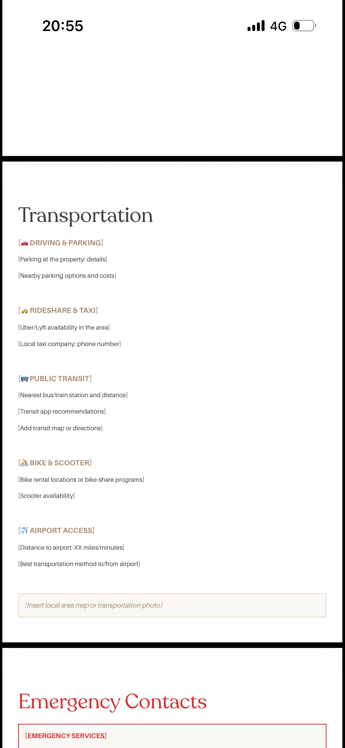 Airbnb host welcome template 