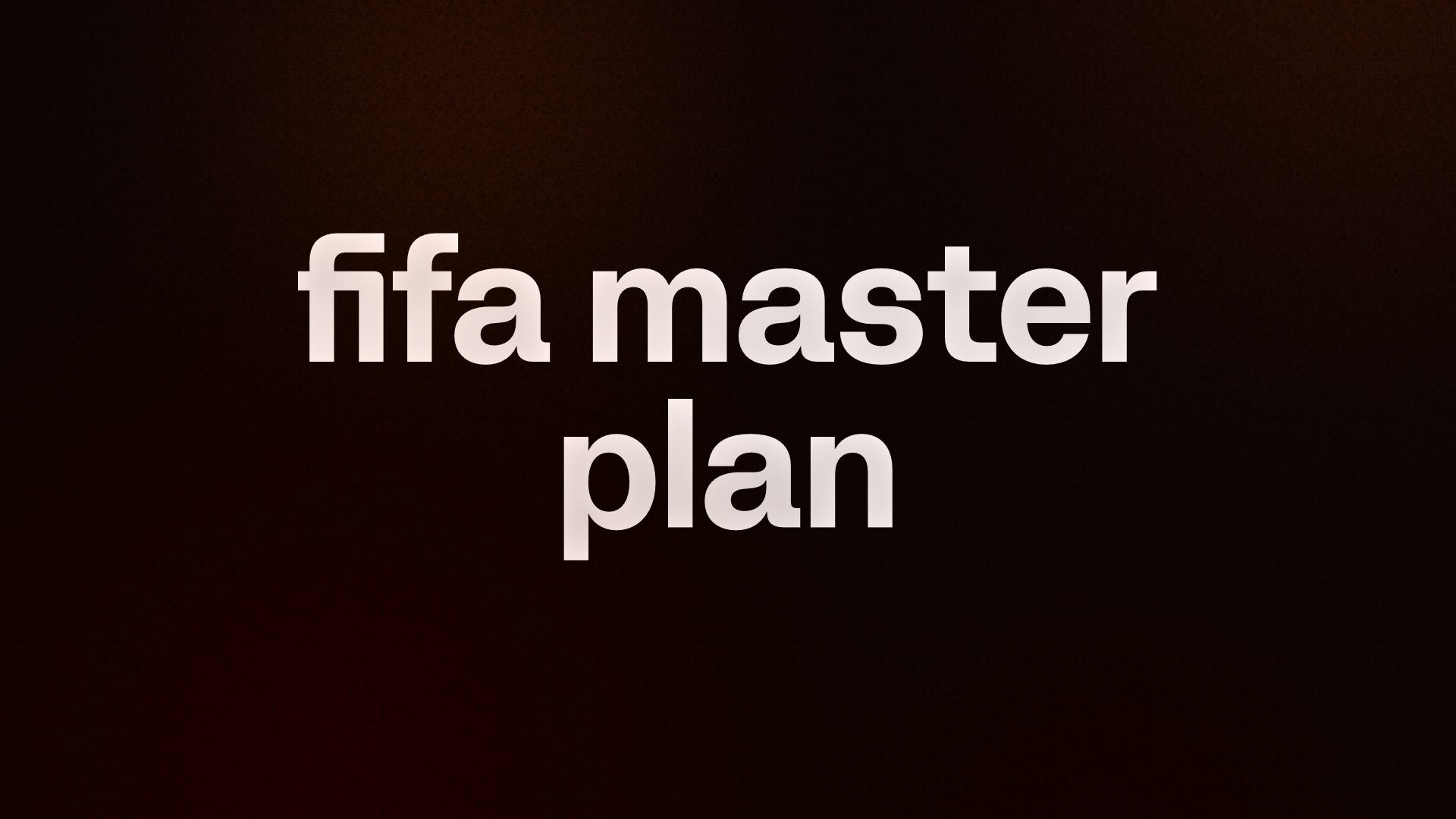 FIFA Master
