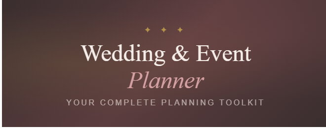 The Complete Wedding & Event Planner