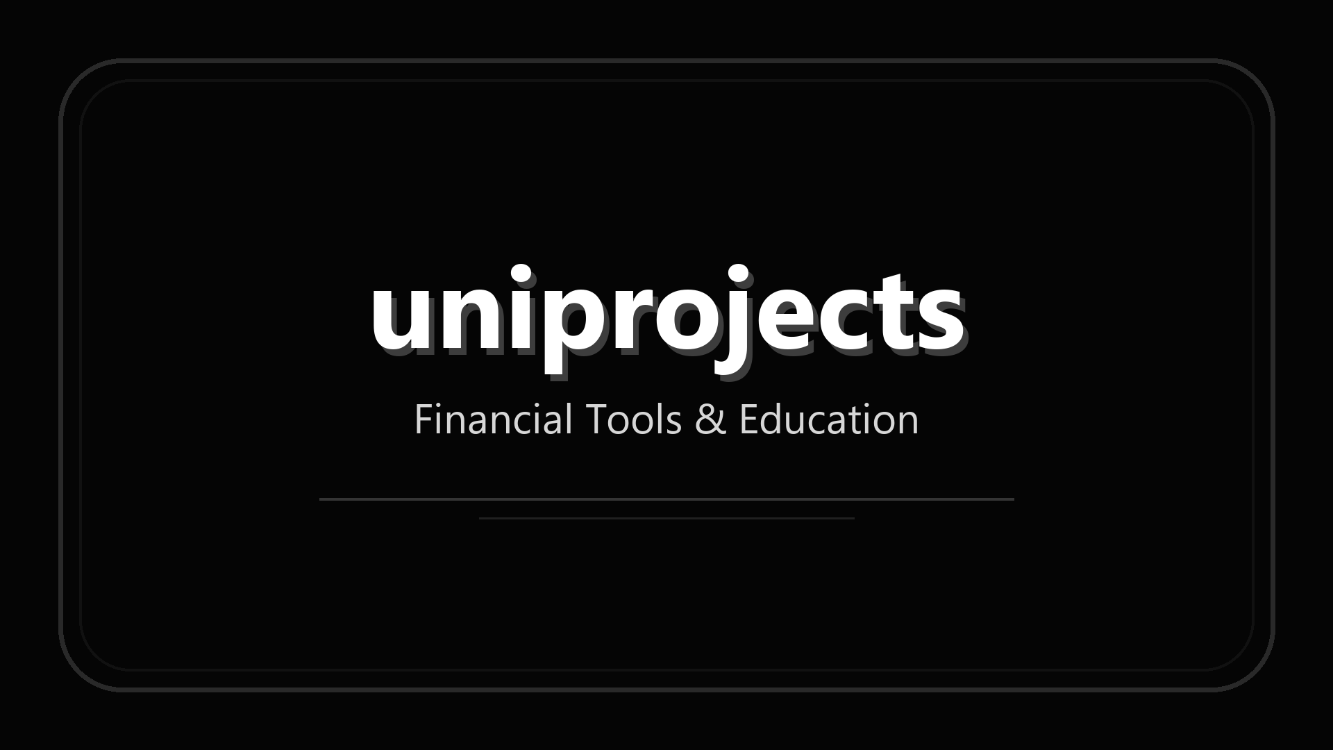 uniprojects banner