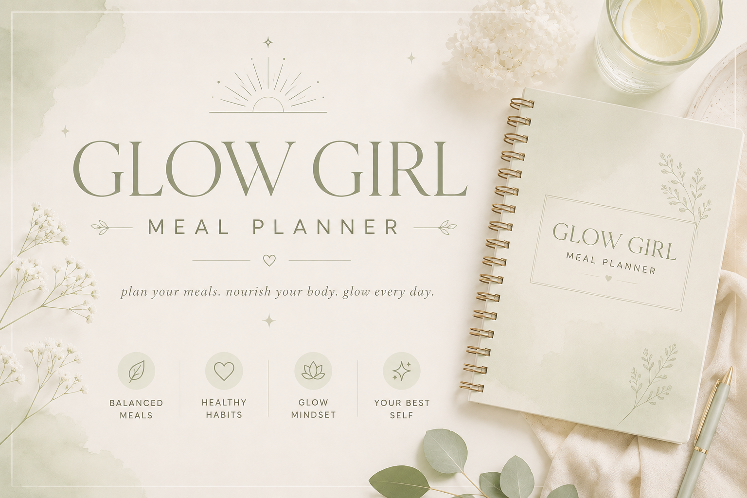 🥑 Glow Girl Meal Planner 🌷