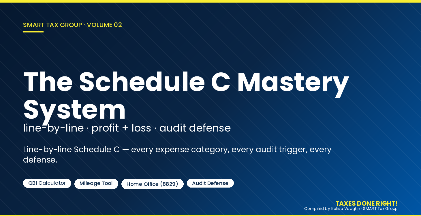 The Schedule C Mastery System Vol 2