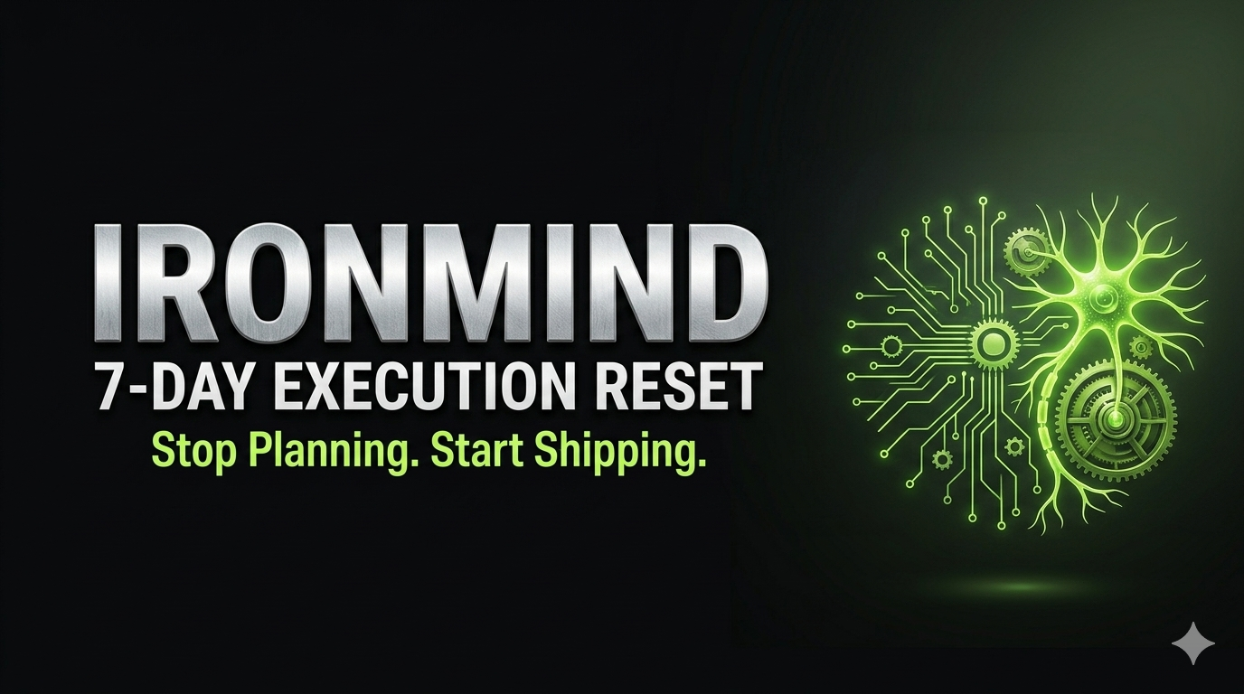 IronMind 7-Day Execution Reset