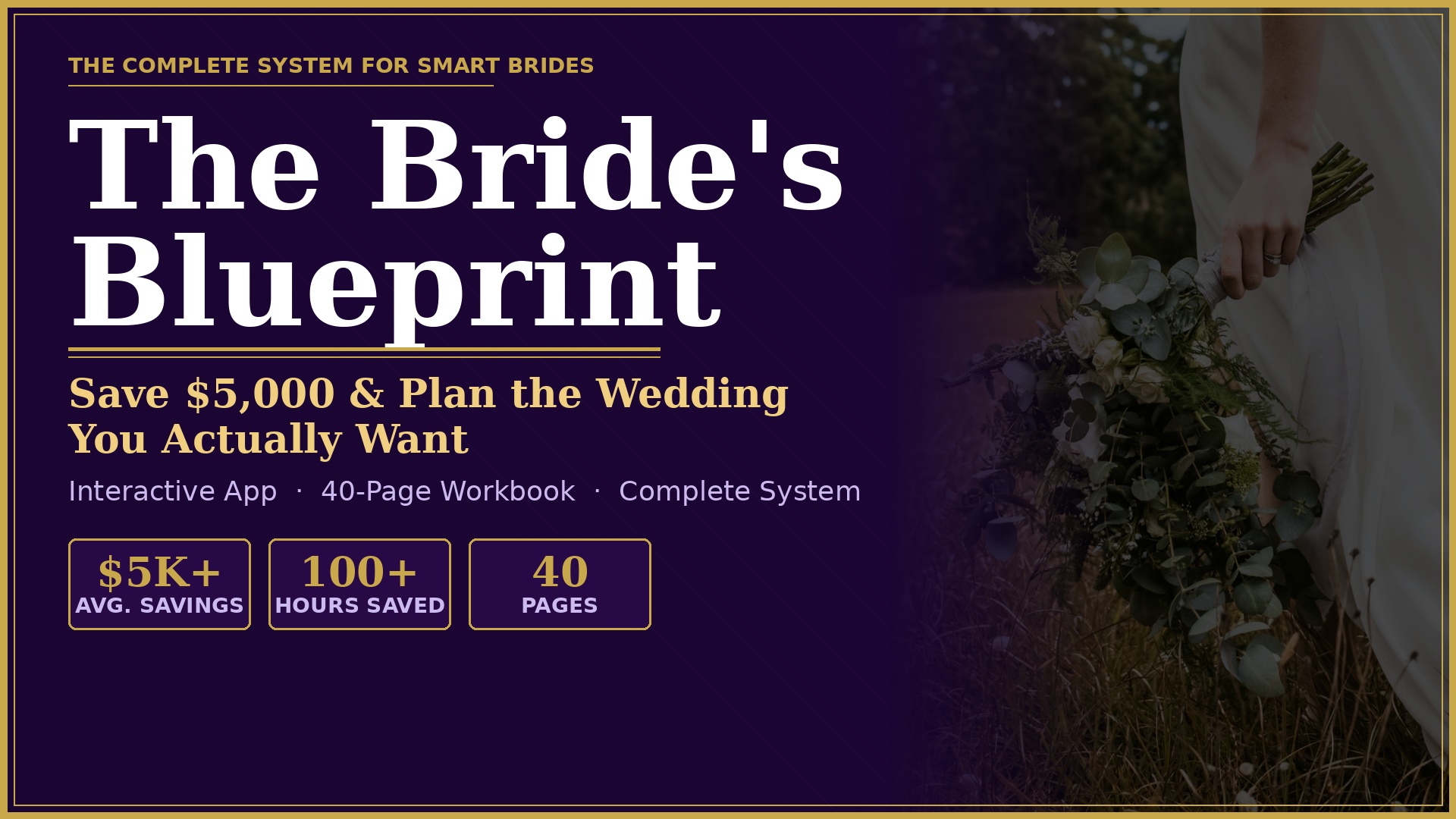DIY Wedding Planner — Save $5,000 & 100+ Hours |  Budget Tracker, Timeline & Gue