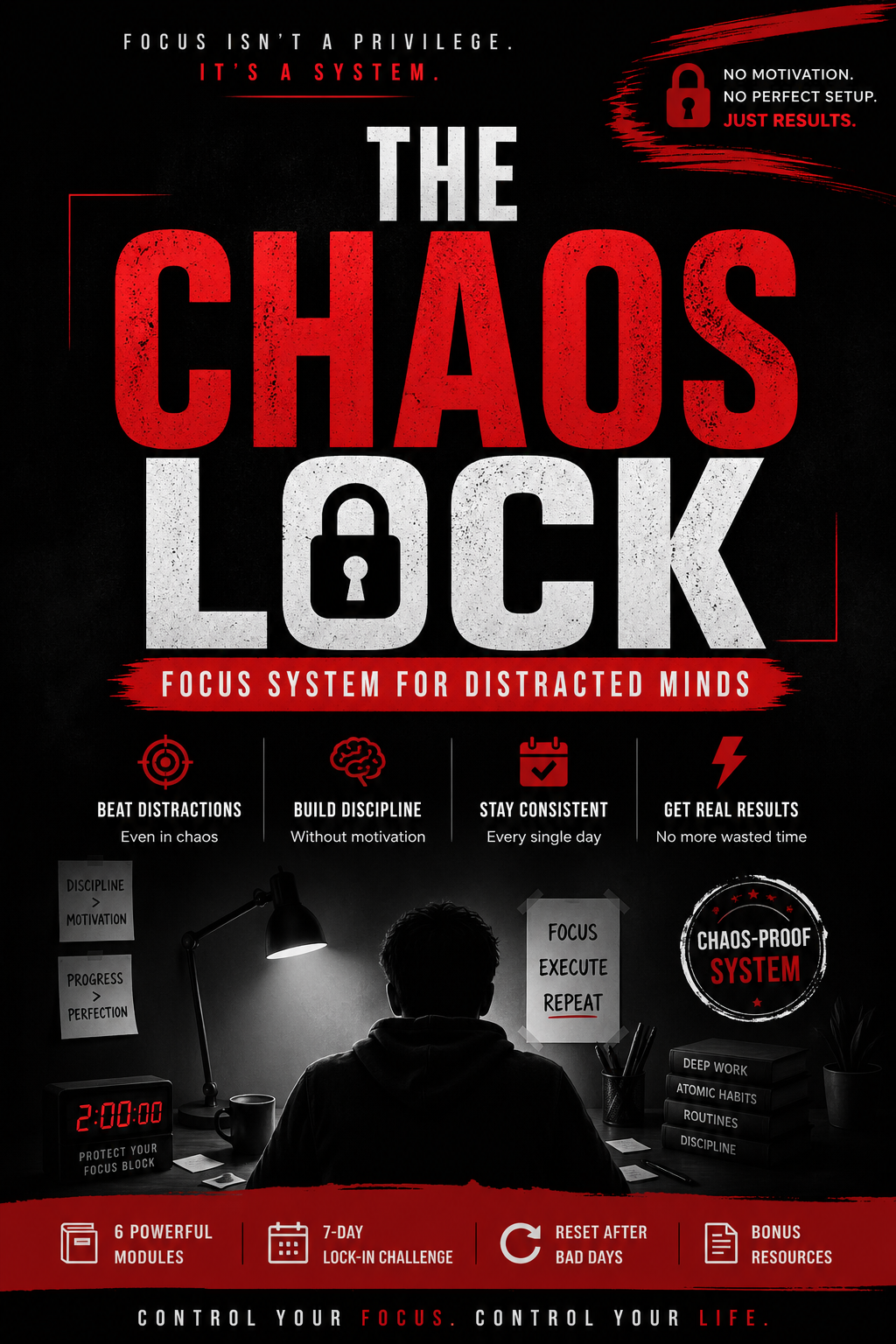 The Chaos Lock: Focus System for Distracted Minds