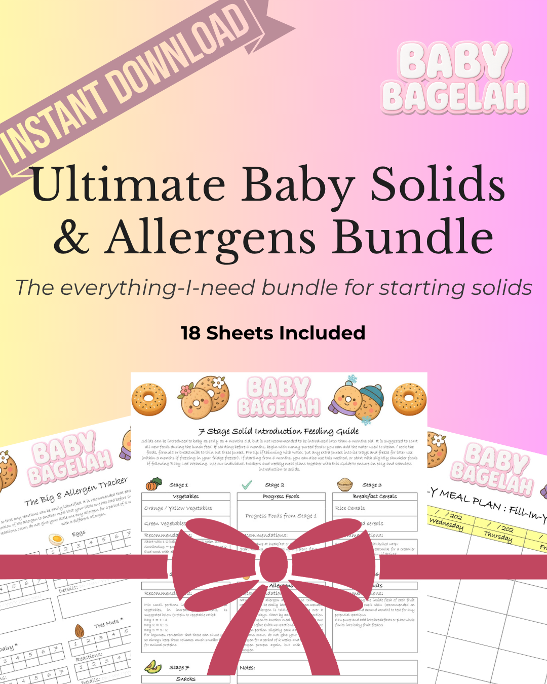 Ultimate Baby Solids & Allergens Bundle