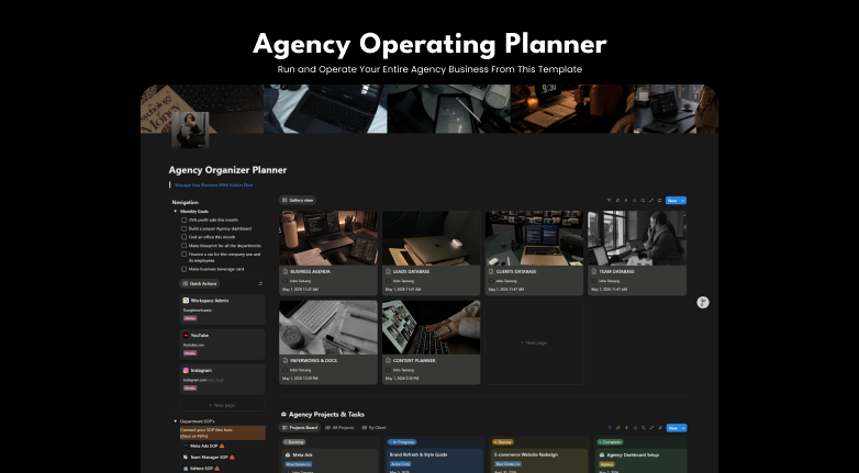 Agency Organizer OS — Notion Template