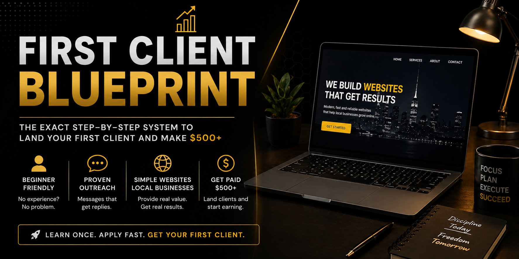 First Client Blueprint banner