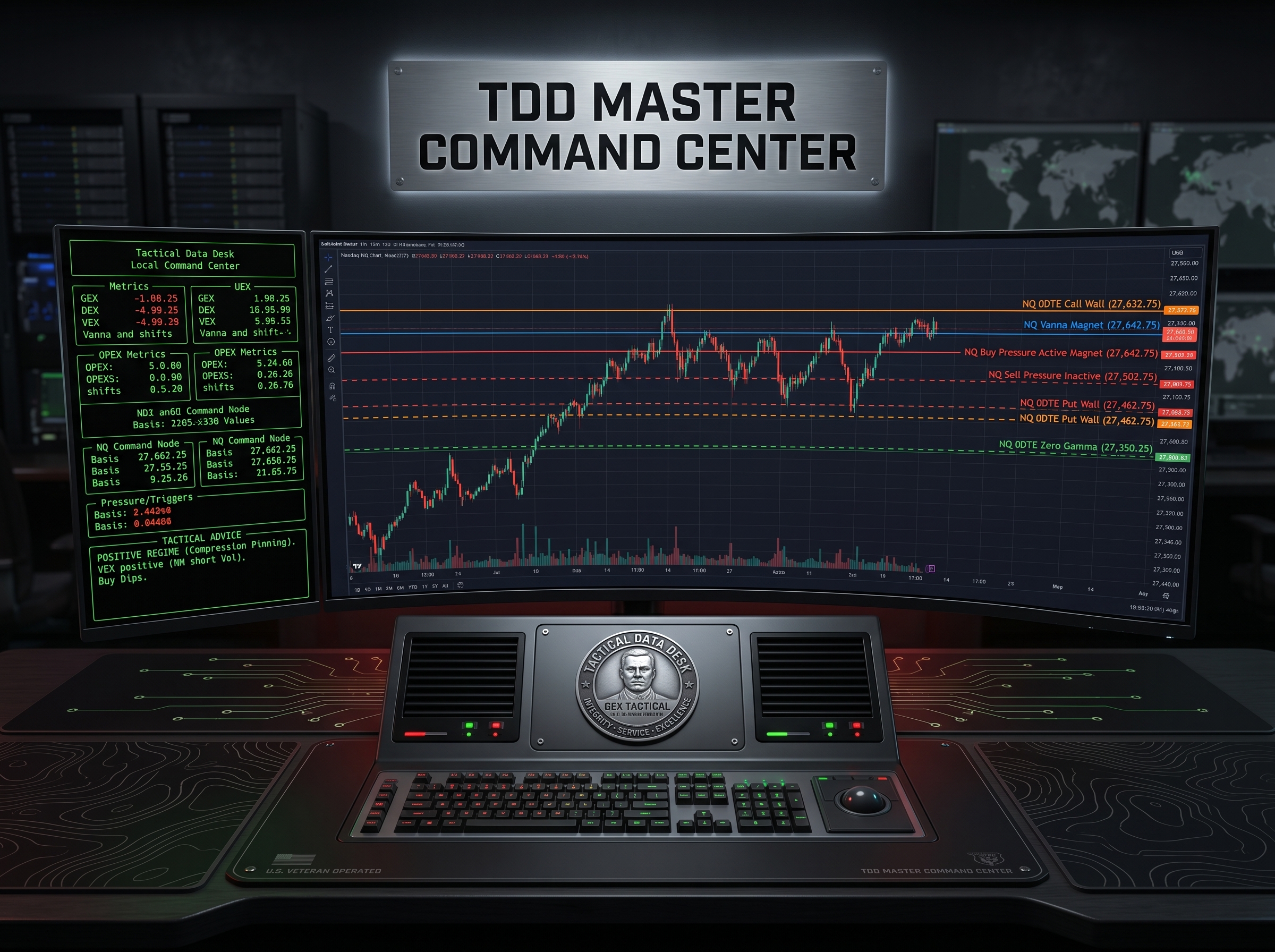 TDD Master Command Center Public for NinjaTrader - Schwab Account Required 
