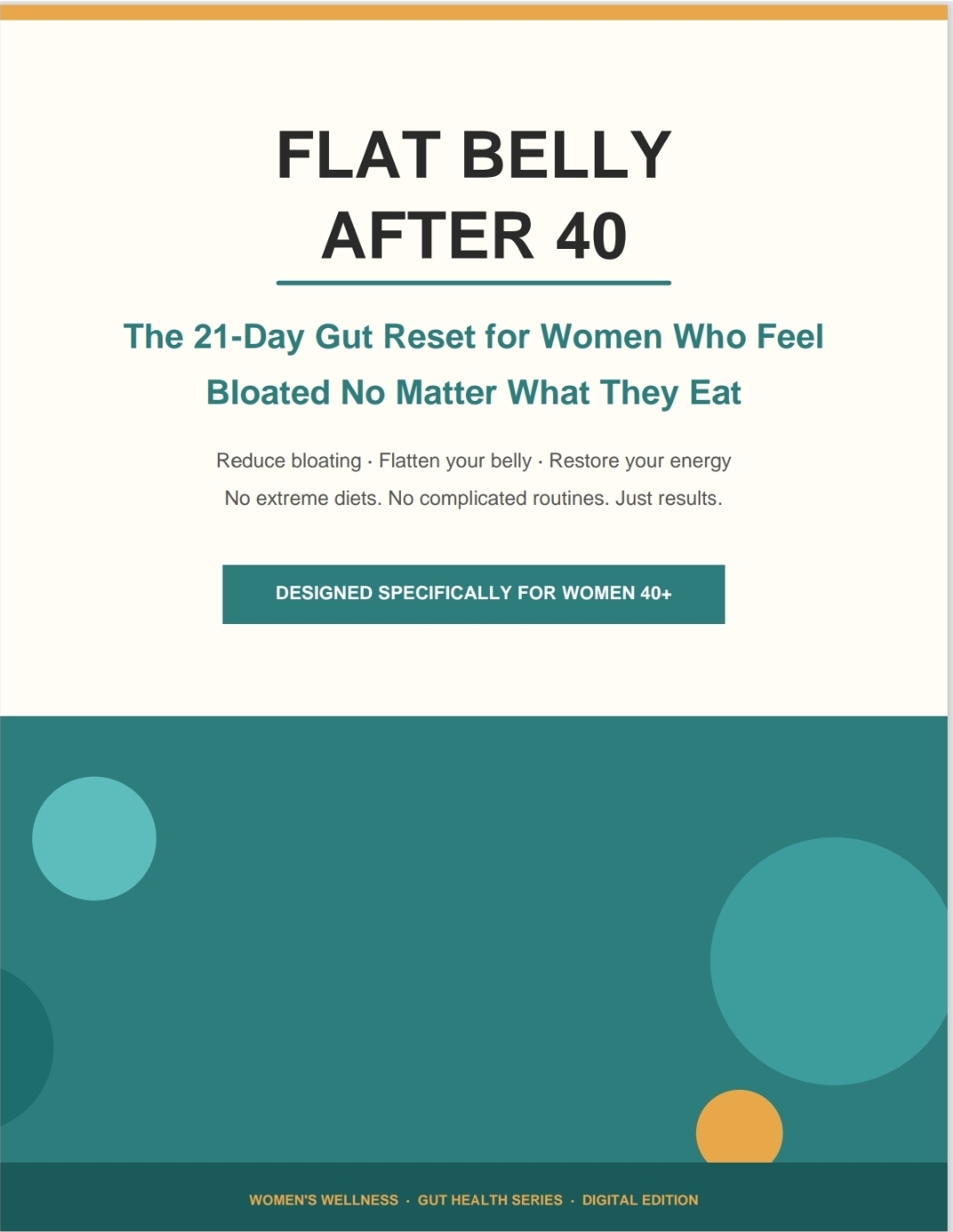 Flat Belly Over 40
