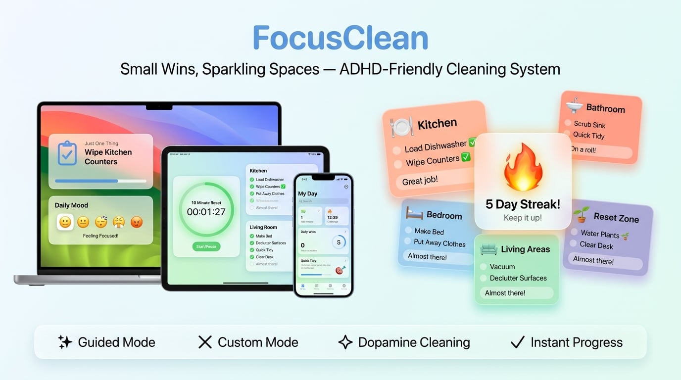 FocusClean banner