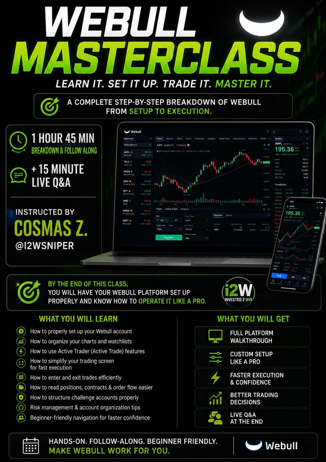 Webull Masterclass (The Set-up Session)