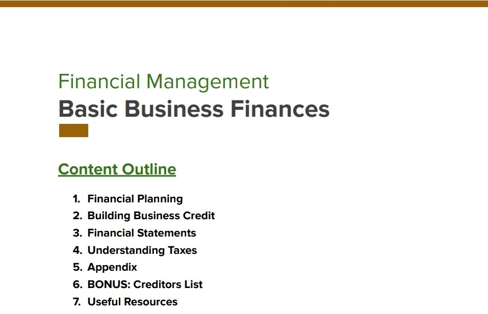 Business Financial Management