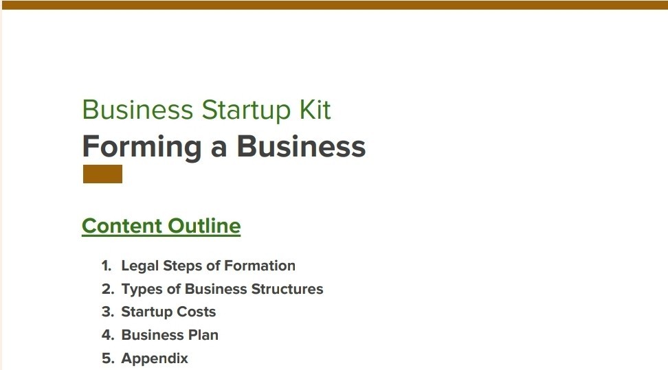 Comprehensive Guide for Business Formation