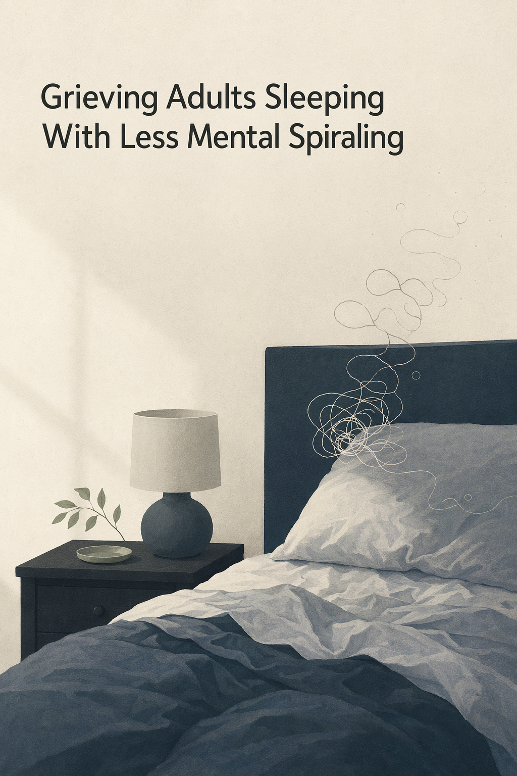 Grieving Adults Sleeping With Less Mental Spiraling