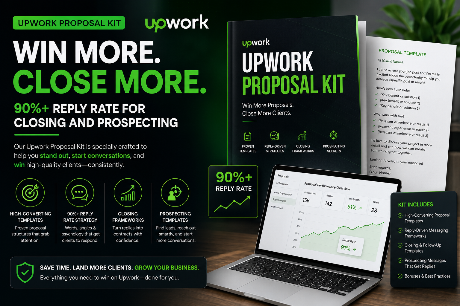 Upwork Proposal Kit - 90%+ Reply Rate