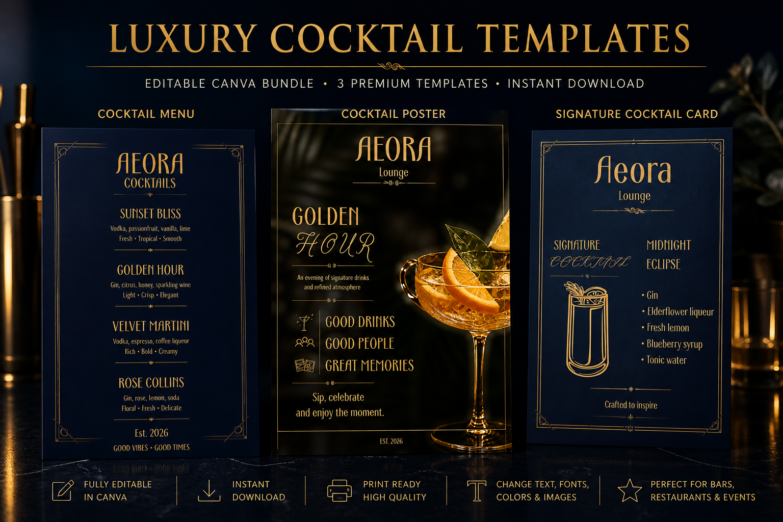 Starter Menu Pack