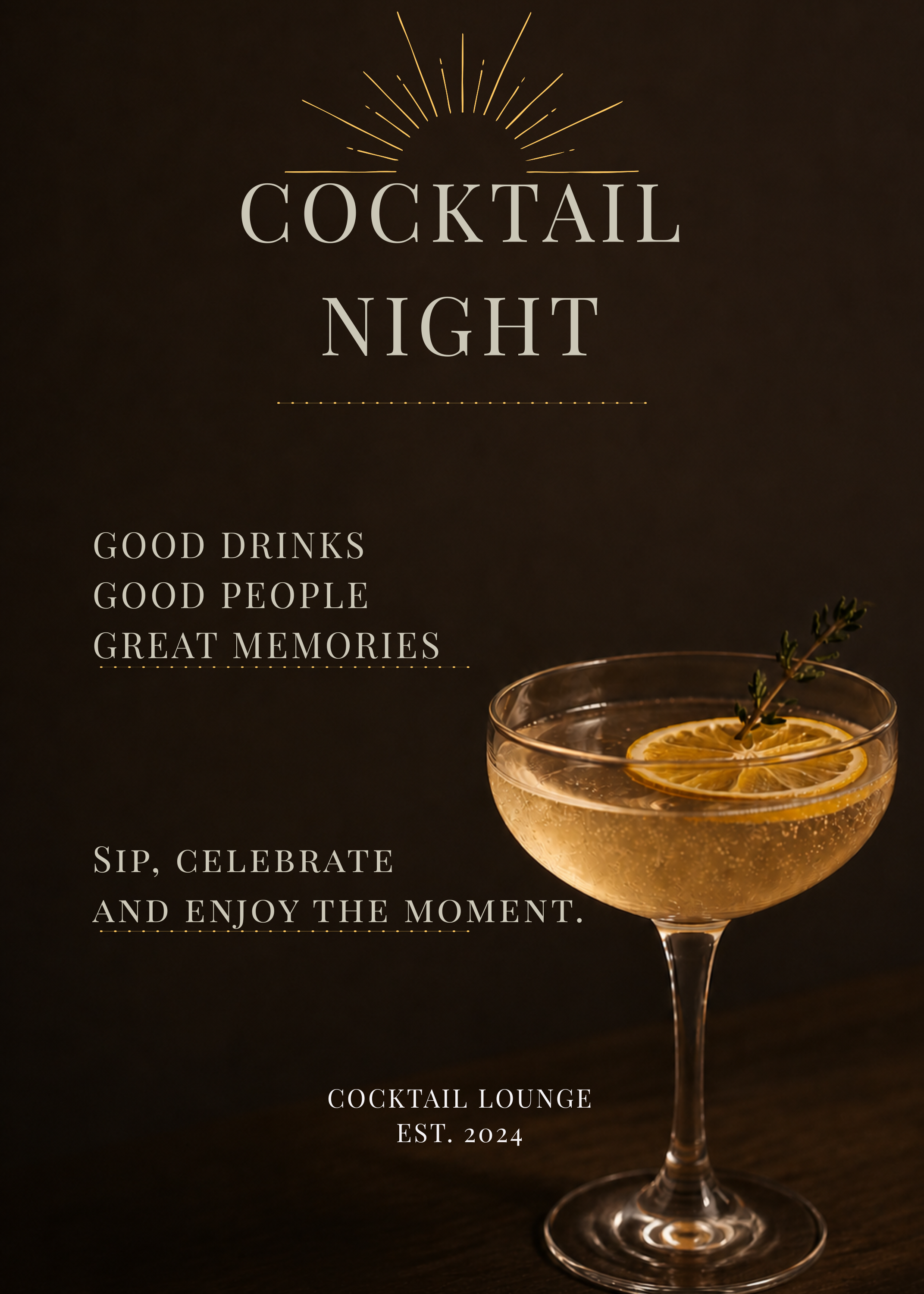 Luxury Cocktail Template