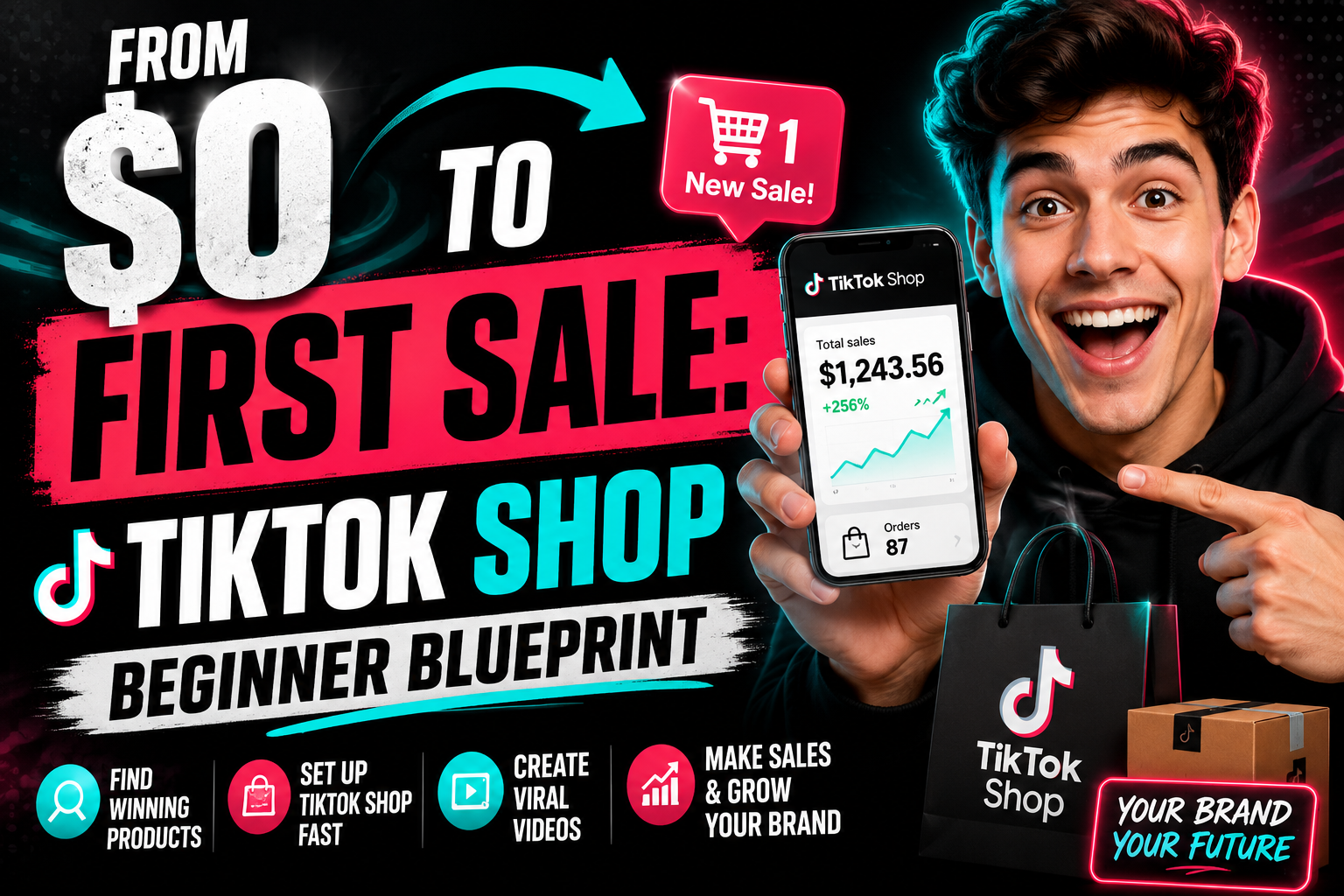 “From $0 to First Sale: TikTok Shop Beginner Blueprint”